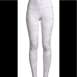 ALO White Camo High Waist Leggings Size Medium